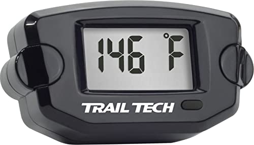 Trail Tech 743-EF6 Orange TTO Digital Temperature Gauge 10mm Radiator Fin Sensor