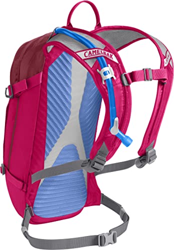 CamelBak Women’s L.U.X.E. Mountain Bike Hydration Backpack - Easy Refill Hydration Backpack, 100 oz, Cerise/Pomegranate