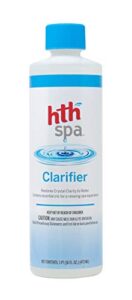 hth spa 86221 clarifier spa and hot tub cleaner, 16 fl oz