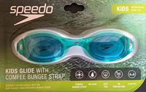 speedo kids glide goggles – celeste / cobalt