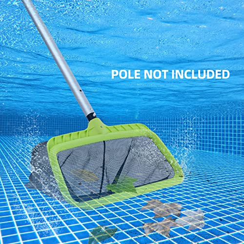 Sepetrel Swimming Pool Leaf Skimmer Net,Reinforced Frame Deep Rake Net