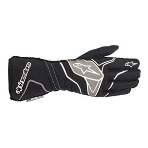 alpinestars tech 1-zx v2 gloves fia8856-2018/sfi – 2020 model – size 3xl – black/anthracite (3550320-104-3xl)