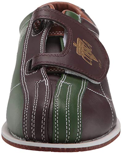 Mens TCR 3V Cobra Rental Bowling Shoes- Hook and LoopBrown/Green 5 1/2