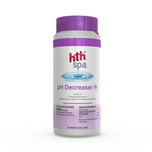 hth spa 86226 ph decreaser balancing spa and hot tub care, 2.5 lbs