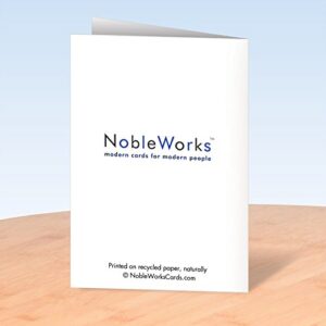 NobleWorks - Funny Birthday Greeting Card with Envelope (4.63 x 6.75 Inch) - New Belt 4323