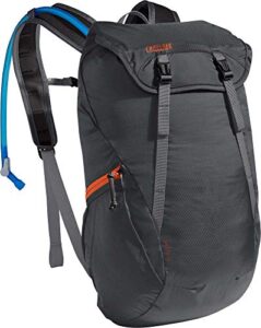 camelbak arete 18 hiking hydration backpack – 50 oz, charcoal/koi