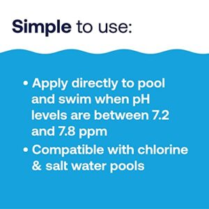 HTH Pool Care pH Down, Lowers pH, Swimming Pool Chemical, 5 Lbs
