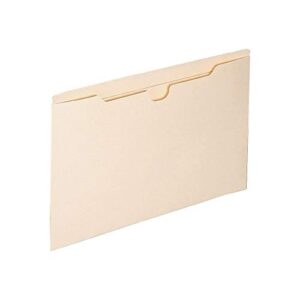 Staples 418210 Manila File Jackets with Reinforced Tab Legal Flat 100/Box