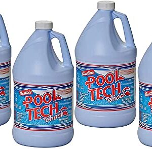 Austin's Pool Tech Pool Shock 12.5% Sodium Hypochlorite, 4x1 Gallon