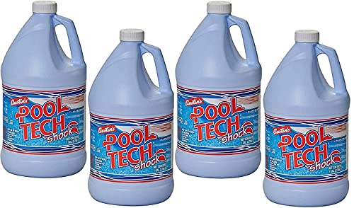 Austin's Pool Tech Pool Shock 12.5% Sodium Hypochlorite, 4x1 Gallon