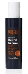 scotch porter smoothing beard serum for men | porter house | grooming beard oil seals in moisture & adds shine | formulated with non-toxic ingredients, free of parabens, sulfates & silicones | vegan | 1.7 oz bottle