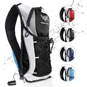 Water Buffalo Hydration Backpack - Hydration Pack Water Backpack with 2L Hydration Water Bladder - Hydropack Running Backpack 12L - The Essential Water Pack for Hiking, Running, Biking, Ski, and Raves