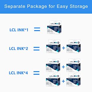 LCL Compatible Ink Cartridge Replacement for Brother LC10E XXL LC10EBK High Yield MFC-J6925DW (Black 2-Pack)