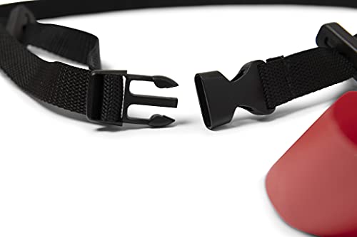 CHAMPRO Quick Down Pop Flag Belt, Scarlet, Individual