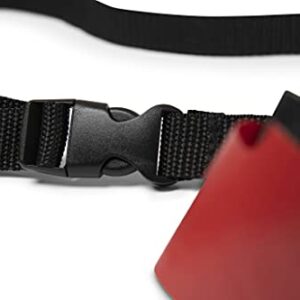 CHAMPRO Quick Down Pop Flag Belt, Scarlet, Individual