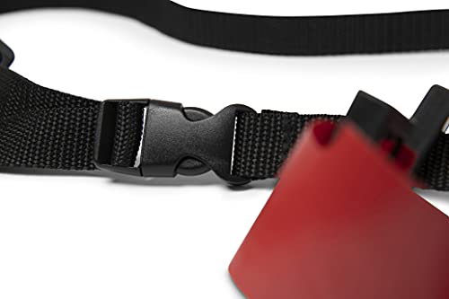 CHAMPRO Quick Down Pop Flag Belt, Scarlet, Individual