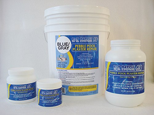 EZ Products EZP-524 50 No. Pebble Plaster Fast Set - Aqua Blue 50 LB. Each