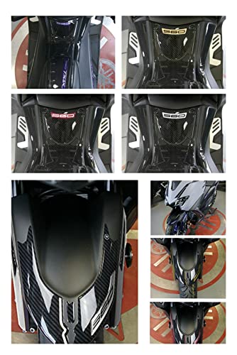 AIVYNA Pro Taper Gasoline Tank Guard Pads for Yamaha TMAX 560 Tech Max 2020-2021 3D Motorcycle Whole Car Decal Sticker Fairing Kit Motorbike Logo Sticker (Size : A)