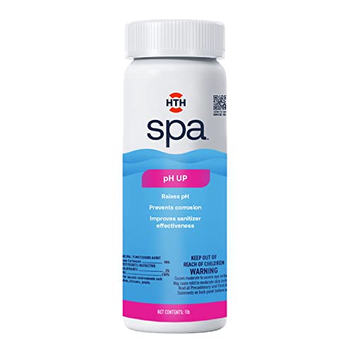 HTH Spa Care pH Up, Spa & Hot Tub Chemical Raises pH, Prevents Corrosion, 2 lbs