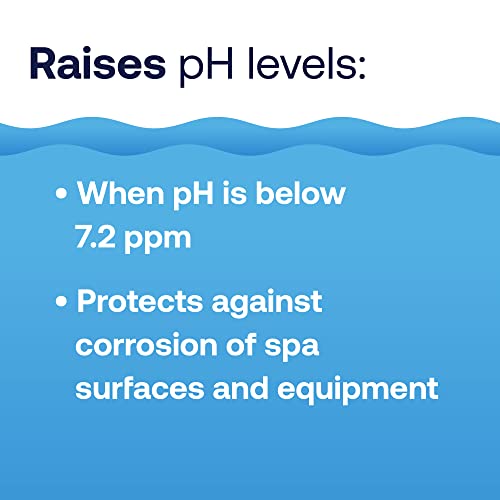HTH Spa Care pH Up, Spa & Hot Tub Chemical Raises pH, Prevents Corrosion, 2 lbs