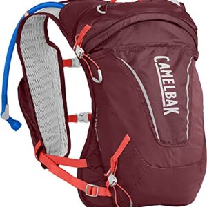 CamelBak Women's Octane 9 Hydration Pack 70 oz, Burgundy/Hot Coral