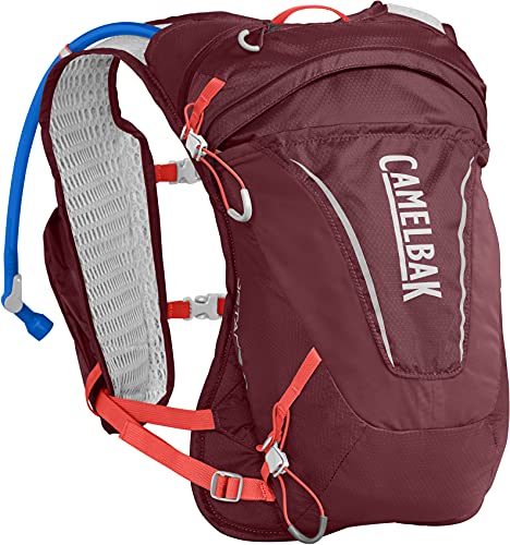 CamelBak Women's Octane 9 Hydration Pack 70 oz, Burgundy/Hot Coral