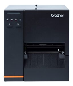 brother tj-4120tn entry-level high-resolution, high-volume industrial barcode label printer, 300dpi, 7ips, ethernet and usb 2.0