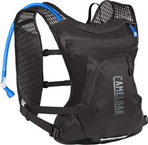 camelbak chase bike vest 50oz – hydration vest – easy access pockets, black