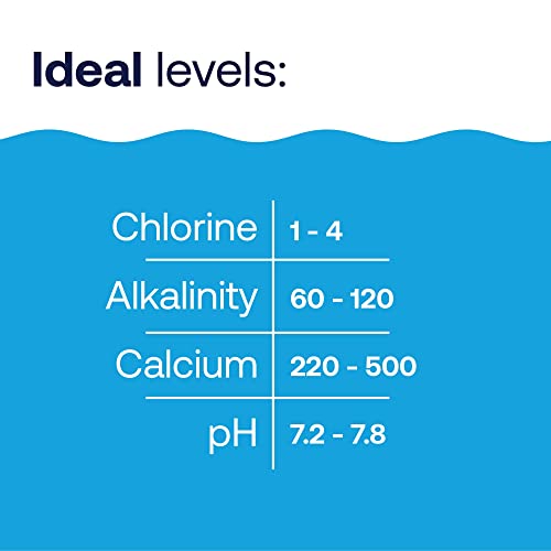 HTH Pool Care 6-Way Test Kit, Swimming Pool Water Chemical Tester, 100 Tests
