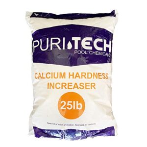 puri tech pool chemicals 25 lb calcium hardness increaser plus for swimming pools & spas increases calcium hardness levels prevents surface staining