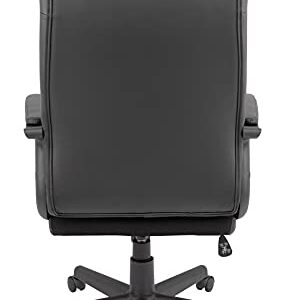 STAPLES Rutherford Luxura Manager Chair, Black