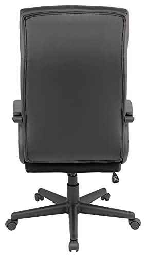 STAPLES Rutherford Luxura Manager Chair, Black