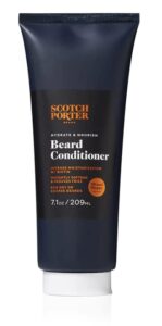 scotch porter hydrate & nourish beard conditioner for men | miami duppy | moisturizes, softens & reduces frizz | formulated with non-toxic ingredients, free of parabens, sulfates & silicones | vegan | 7.1oz bottle