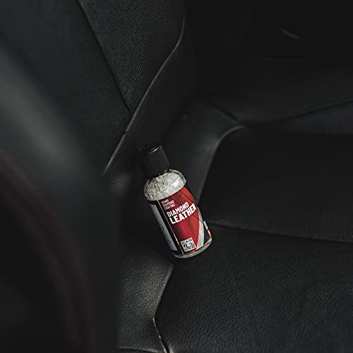 Diamond ProTech – Diamond Leather – Natural Leather Protection; Smooth, Matte Finish; Protects from UV and Stains; Repels Oil, Grease and Water for up to 12 Months (50 milliliters)