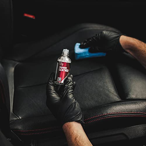 Diamond ProTech – Diamond Leather – Natural Leather Protection; Smooth, Matte Finish; Protects from UV and Stains; Repels Oil, Grease and Water for up to 12 Months (50 milliliters)