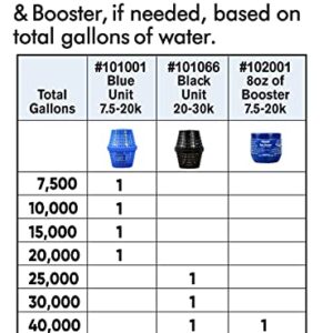 Pool RX 101066 6 Month Algaecide Treats 20k-30k gallons, Black