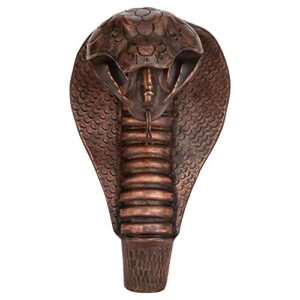 premier copper products th_cobra 7.5-in handcrafted copper cobra beer tap handle