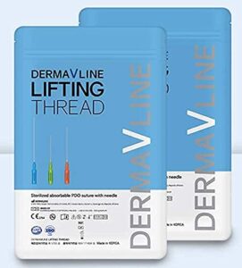 derma v line lift/pdo thread/lift face/whole body cobra cog thread l-type 20pcs (21g-60mm)