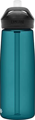 CamelBak Eddy+ Water Bottle with Tritan Renew – Straw Top, 25 oz Lagoon