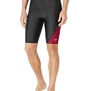 Speedo Men's Swimsuit Jammer PowerFlex Eco Revolve Splice Team Colors