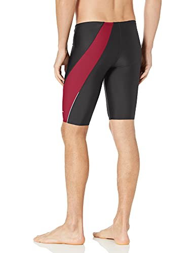 Speedo Men's Swimsuit Jammer PowerFlex Eco Revolve Splice Team Colors