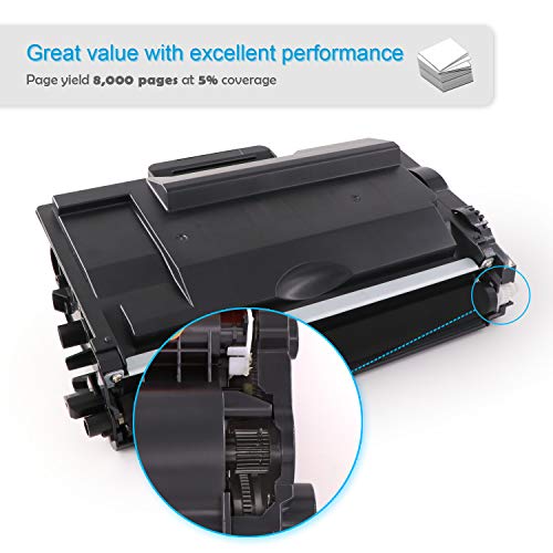 JOTO Compatible Toner Cartridge Replacement for Brother TN850 TN-850 TN820 TN-820 for Brother HL-L6200DW MFC-L5850DW MFC-L5900DW MFC-L6700DW HL-L5200DWT MFC-L5700DW HL-L6200DWT HL-L5100DN DCP-L5500DN