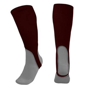 champro 7″ stirrup socks, single pair, adult small, maroon
