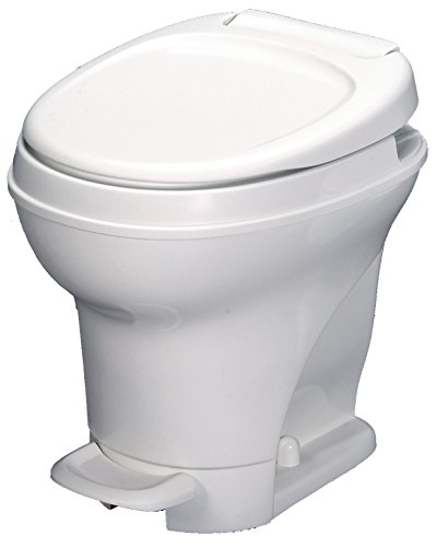 Aqua-Magic V RV Toilet Pedal Flush / High Profile / White - Thetford 31671