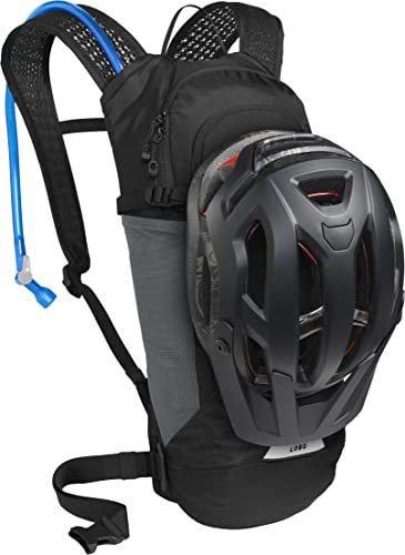 CamelBak Lobo 9 Bike Hydration Pack - Helmet Carry - Magnetic Tube Trap- 70oz, Black