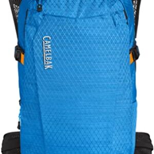 CamelBak M.U.L.E. Pro 14 Bike Hydration Backpack 100oz - Body Mapping Technology, Ibiza Blue/Orange