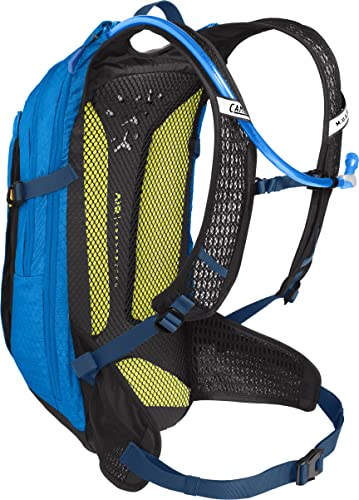 CamelBak M.U.L.E. Pro 14 Bike Hydration Backpack 100oz - Body Mapping Technology, Ibiza Blue/Orange