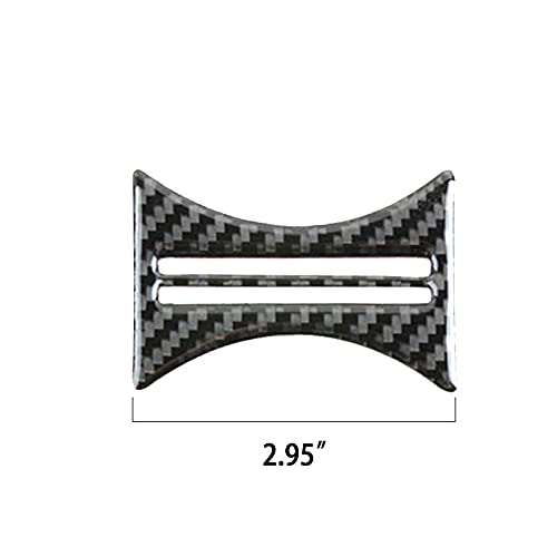 Xotic Tech Water Cup Holder Panel Cover Trim, Real Carbon Fiber, Compatible with Mercedes Benz A180 CLA180 CLA200 CLA250 GLA180 GLA200 GLA250 2.95"