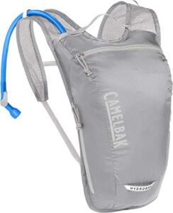 camelbak women’s hydrobak light bike hydration backpack 50oz, drizzle grey/silver cloud