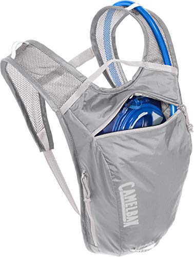 CamelBak Women's Hydrobak Light Bike Hydration Backpack 50oz, Drizzle Grey/Silver Cloud